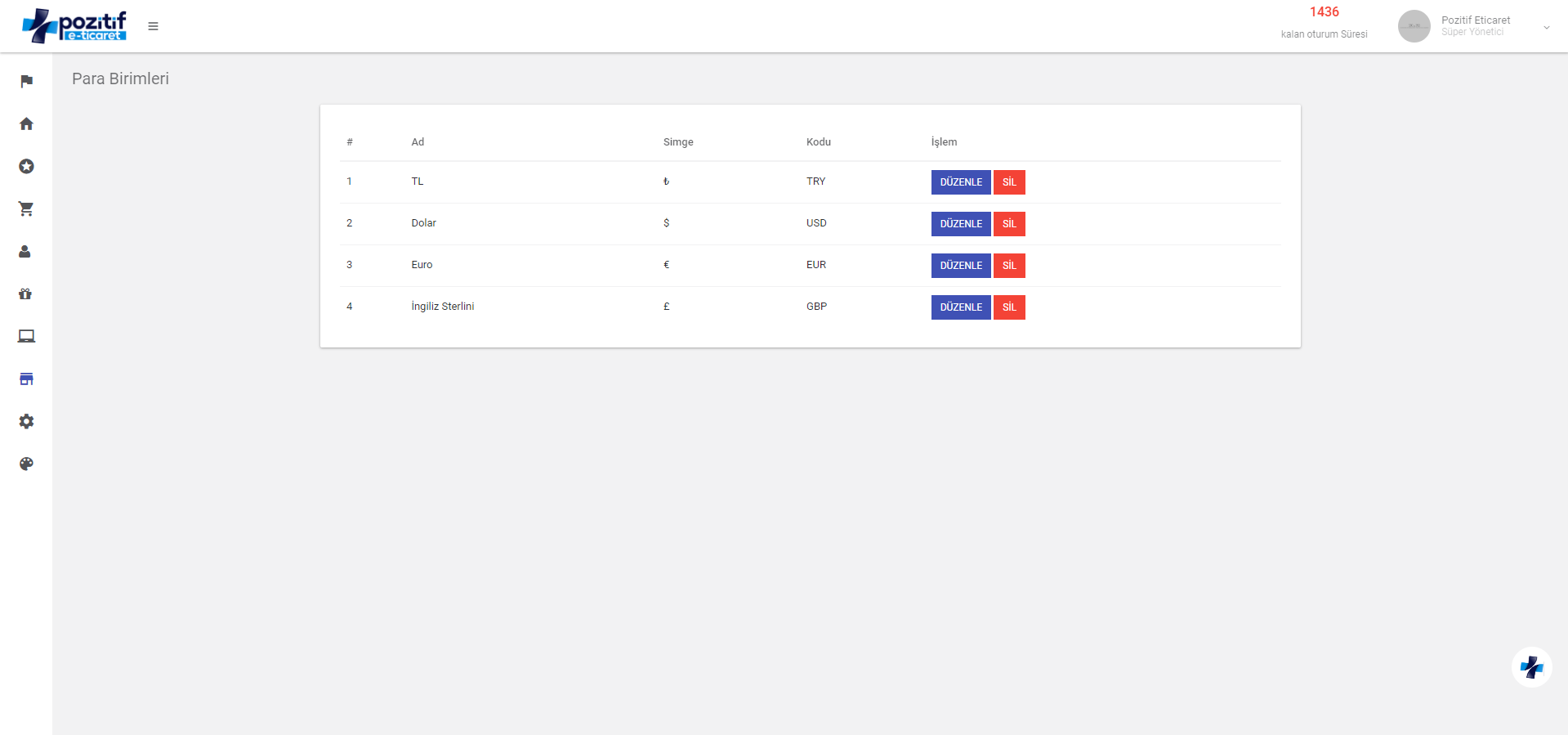 Fiyat Ayarları ve Para Birimi Ekleme/Düzenleme Kılavuzu