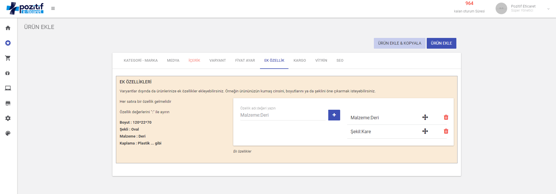 Nasıl Ürün Eklerim